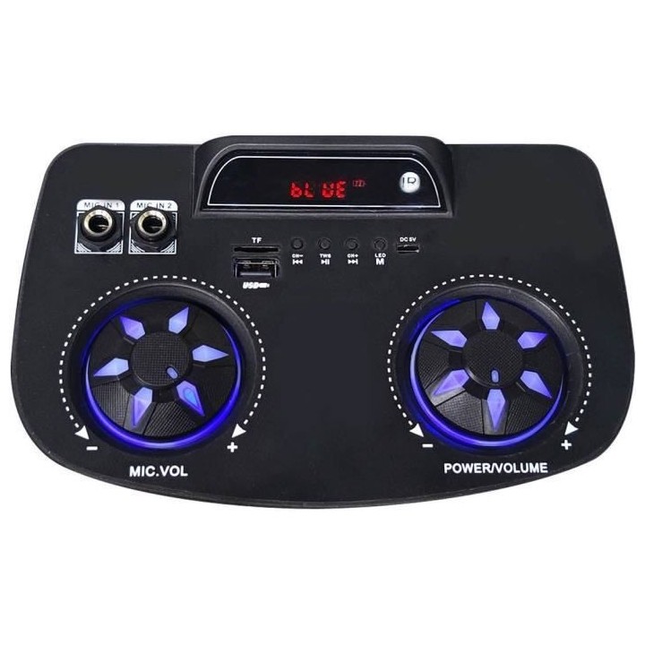 INOVALLEY KA114-XXL - Enceinte Karaoké - Bluetooth V4.2 - 1000 W