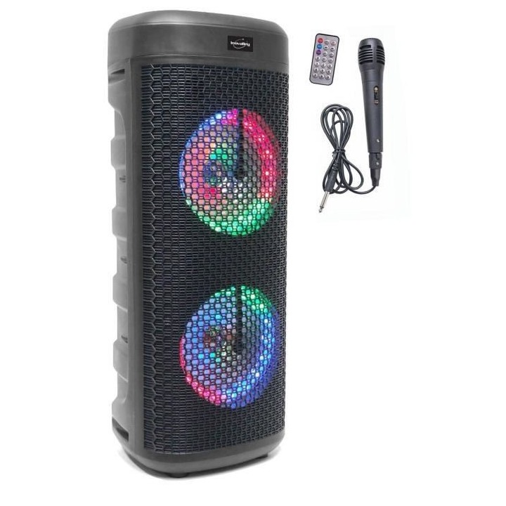 INOVALLEY KA114-XXL - Enceinte Karaoké - Bluetooth V4.2 - 1000 W
