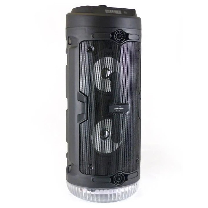 INOVALLEY KA03-N - Enceinte lumineuse Bluetooth - 400 W - Fonction kar
