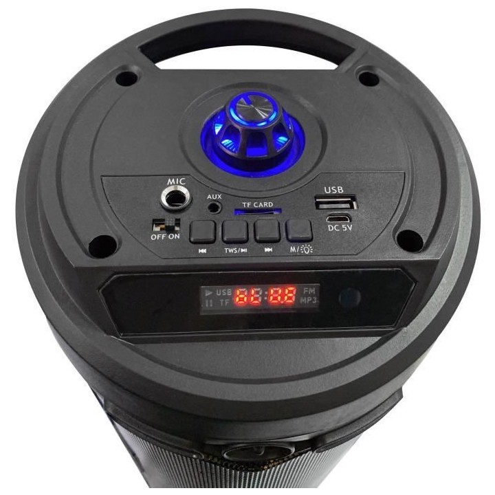 INOVALLEY KA03-N - Enceinte lumineuse Bluetooth - 400 W - Fonction kar