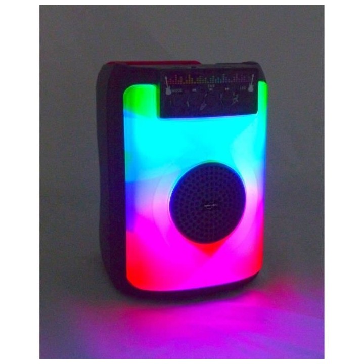 INOVALLEY FIRE01 - Enceinte Karaoké - Bluetooth V5.0 - 40 W