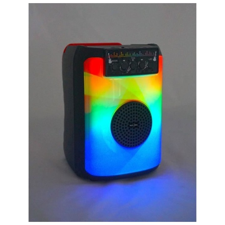 INOVALLEY FIRE01 - Enceinte Karaoké - Bluetooth V5.0 - 40 W