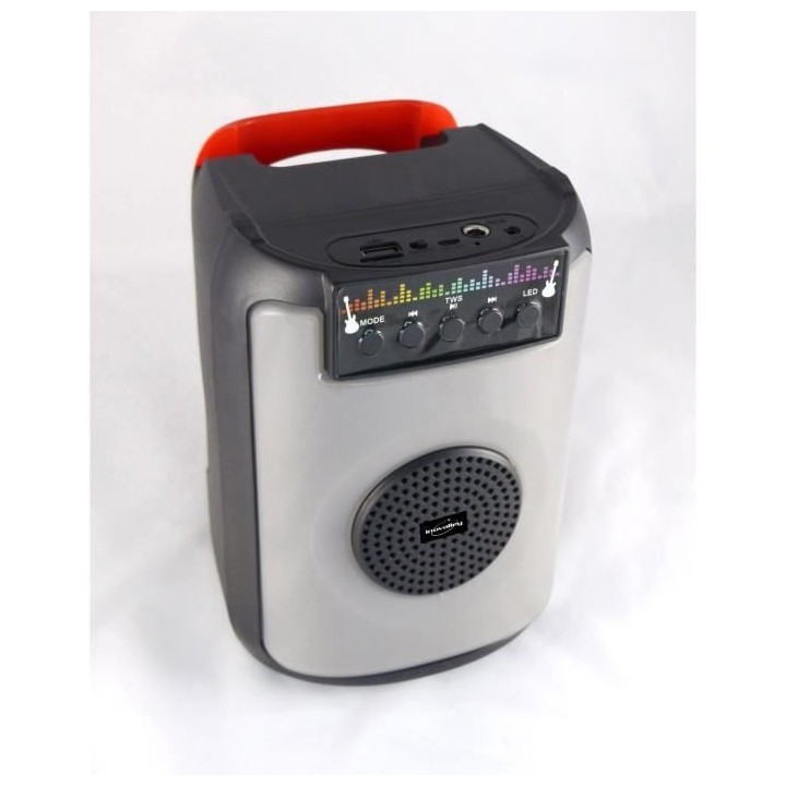 INOVALLEY FIRE01 - Enceinte Karaoké - Bluetooth V5.0 - 40 W