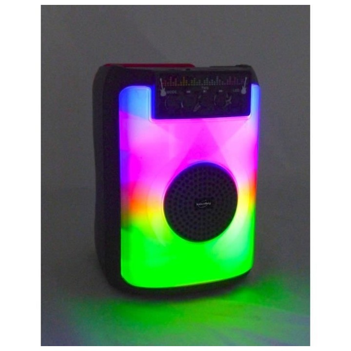 INOVALLEY FIRE01 - Enceinte Karaoké - Bluetooth V5.0 - 40 W