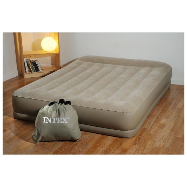INTEX Matelas gonflable 152*203*38 cm MidRise - Électrique - 2 person