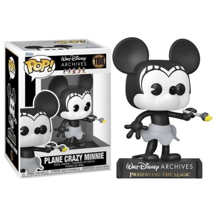 Figurine Funko Pop! Disney: Minnie Mouse- Plane Crazy Minnie(1928)