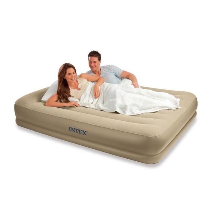 INTEX Matelas gonflable 152*203*38 cm MidRise - Électrique - 2 person