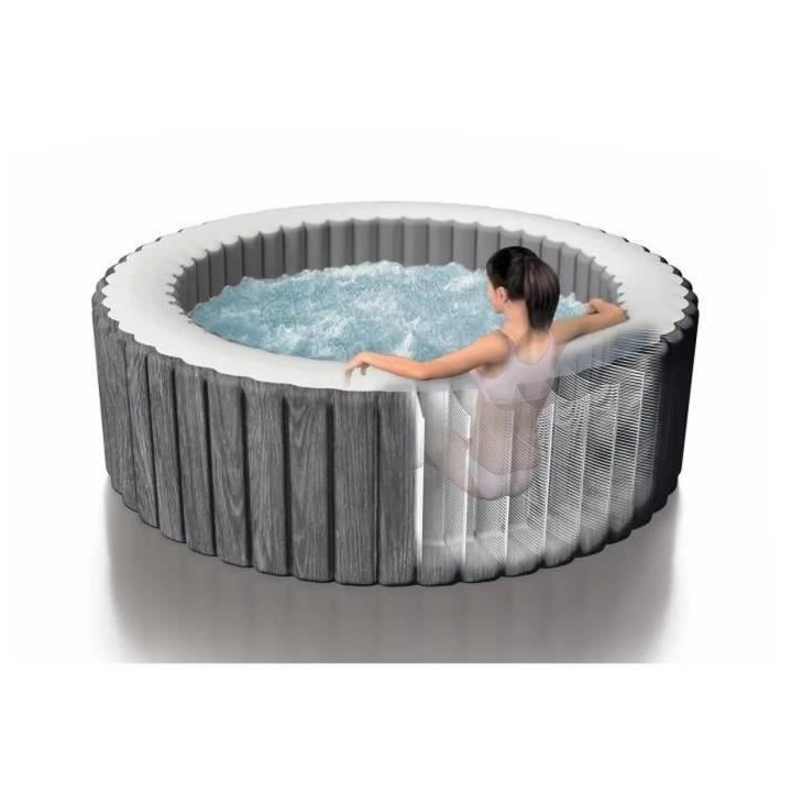 Spa gonflable INTEX - PureSpa Baltik - 196 x 71 cm - 4 places - Rond