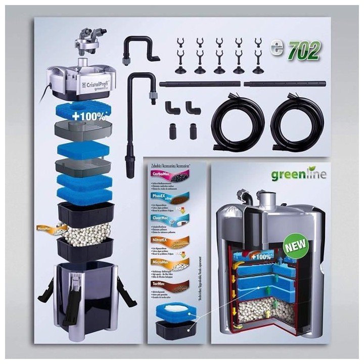 Filtre Cristalprofi E702 Greenline Jbl