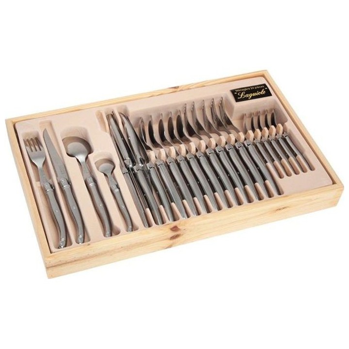 LAGUIOLE Ménagere de 24 Pieces - Inox