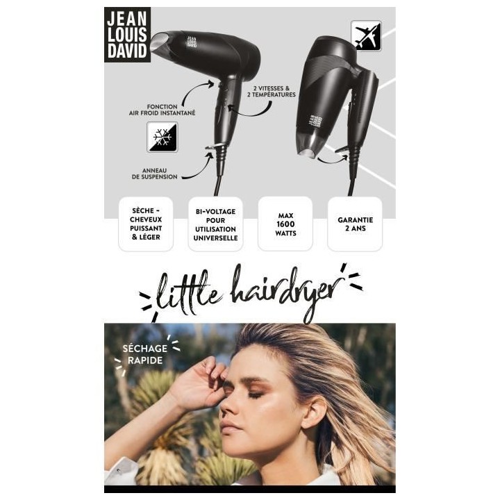 Jean Louis David Accessoires Cheveux Little Hair Dryer Seche-Cheveux N