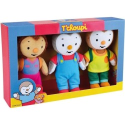 T'CHOUPI Coffret 3 peluches...