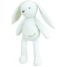 JEMINI Luminou Lapin blanc Peluche lumineuse naturelle fonctionne sans pile+/- 20 cm