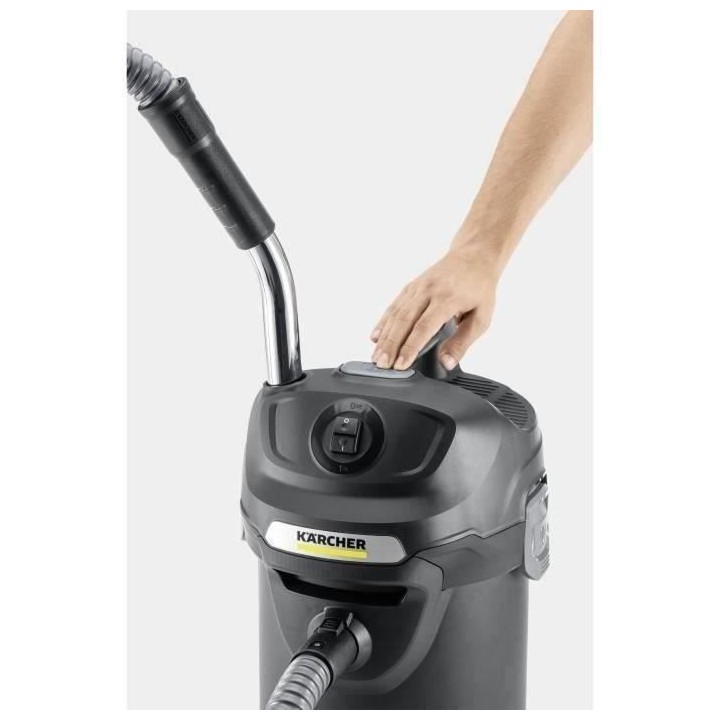 Aspirateur cendres et poussieres KARCHER AD 4 Premium - Cuve Métal 17