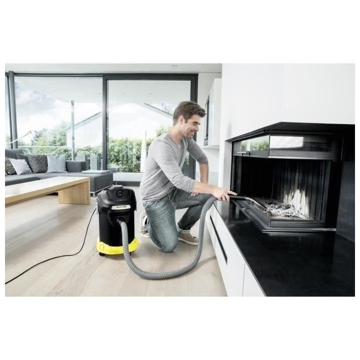 Aspirateur cendres et poussieres KARCHER AD 4 Premium - Cuve Métal 17