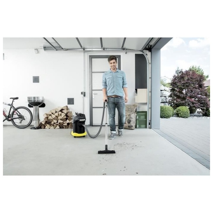 Aspirateur cendres et poussieres KARCHER AD 4 Premium - Cuve Métal 17