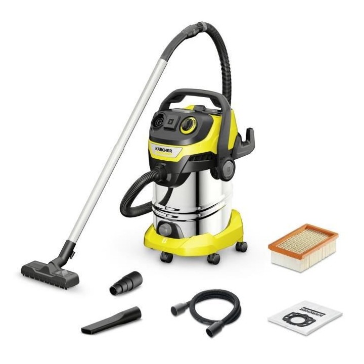 Aspirateur eau et poussiere KARCHER WD 6 P S V-30/8/35/T - Cuve inox 3