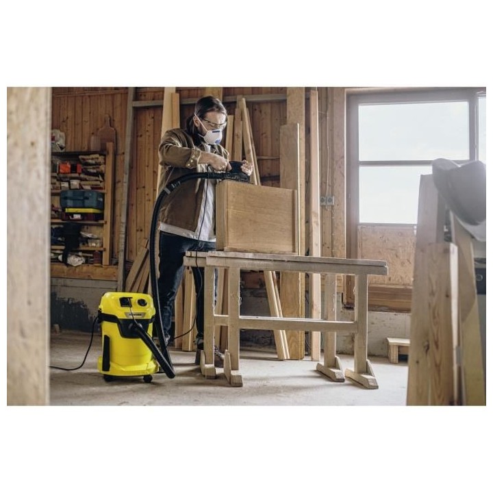 Aspirateur eau et poussiere KARCHER WD 3 P V-19/4/20 - Cuve polypropyl