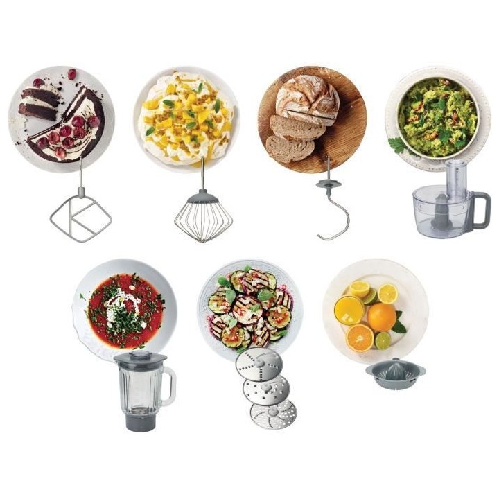 Robot pâtissier KENWOOD Prospero KHC29.J0SI - Silver - 2 accessoires