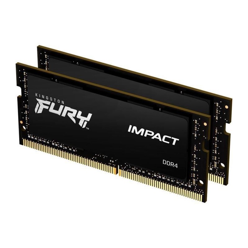 Mémoire Kingston FURY Impact 32 Go (2 x 16 Go) DDR4 2933 MHz CL17