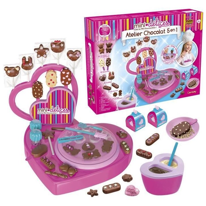 LANSAY - MINI DÉLICES - Atelier Chocolat 5 En 1 - Activités Artistiq