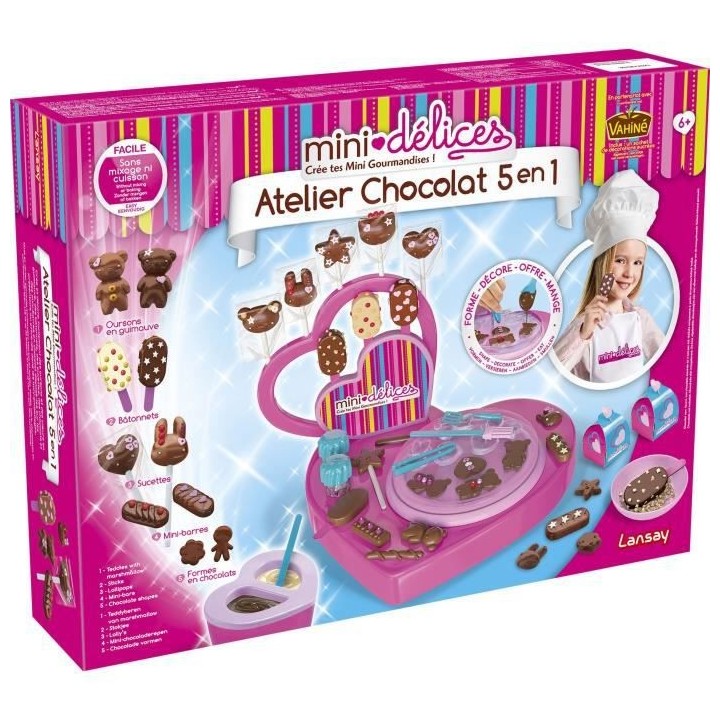 LANSAY - MINI DÉLICES - Atelier Chocolat 5 En 1 - Activités Artistiq