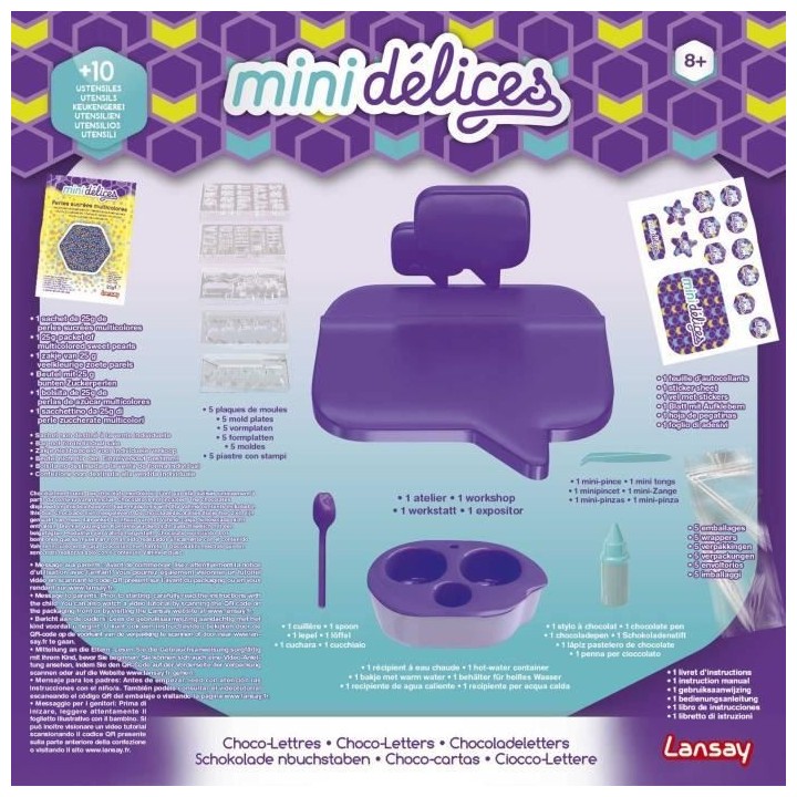 Mini Délices - Choco Lettres - Activités Artistiques - Cuisine Créa