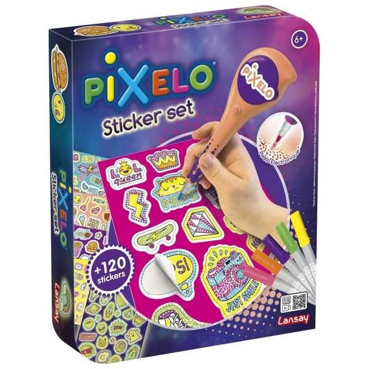 Pixelo - Sticker Set - Activités Artistiques - Coloriage et Dessins -