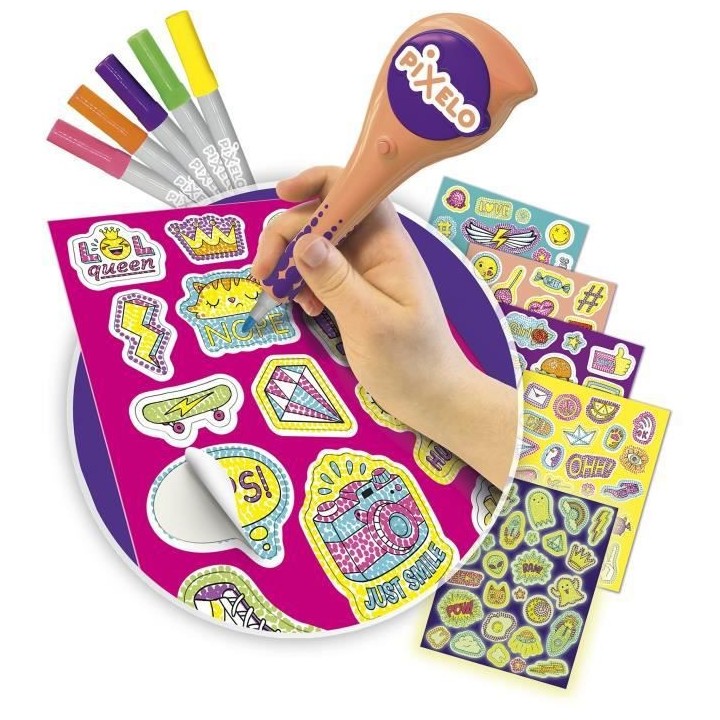 Pixelo - Sticker Set - Activités Artistiques - Coloriage et Dessins -