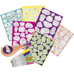 Pixelo - Sticker Set - Activités Artistiques - Coloriage et Dessins - Des 6 ans - Lansay