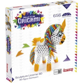 Mille Et Un Origami - Sculpture Licorne 3D - Activités Artistiques -