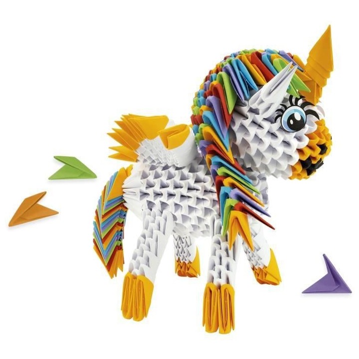 Mille Et Un Origami - Sculpture Licorne 3D - Activités Artistiques -