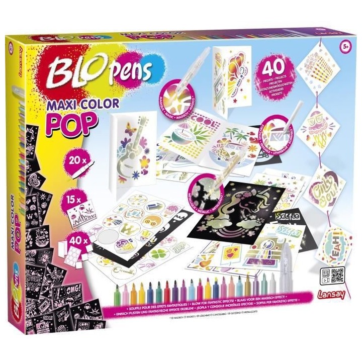 Blopens - Maxi Color Pop - Activités Artistiques - Coloriage et Dessi