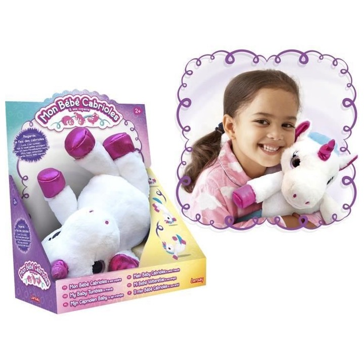 Mon Bébé Cabrioles - Lulu La Licorne - Peluche a Fonction - Des 2 an