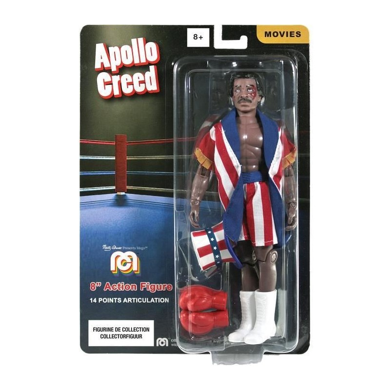 Mego Collector - Rocky - Apollo Creed - Figurines Classiques du Cinéma - Des 8 ans - Lansay