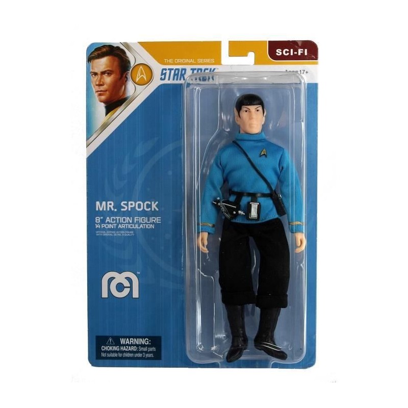 Mego Collector - Star Trek - Mr. Spock - Figurines Science-Fiction - Des 8 ans - Lansay