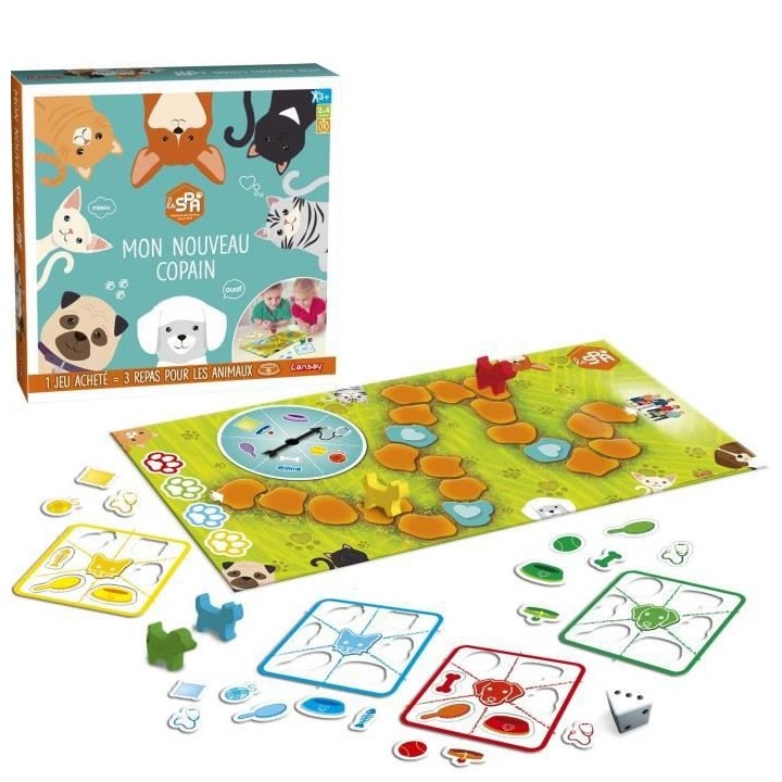 Jeux Lansay - SPA - Mon Nouveau Copain - Jeu de société - Des 3 ans