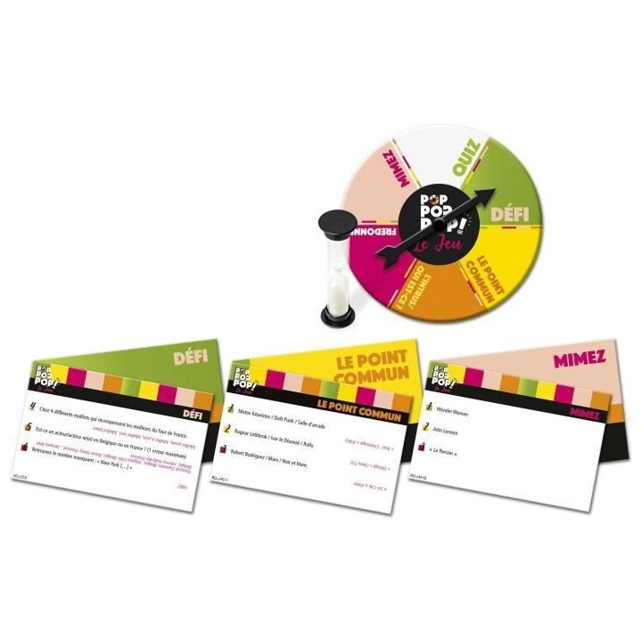 Jeux Lansay - Pop Pop Pop - Culture - Jeu de société - Des 16 ans