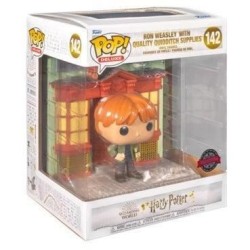 Figurine Funko Pop! Deluxe : Harry Potter Diagon Alley - Quidditch Supplies Store w/Ron