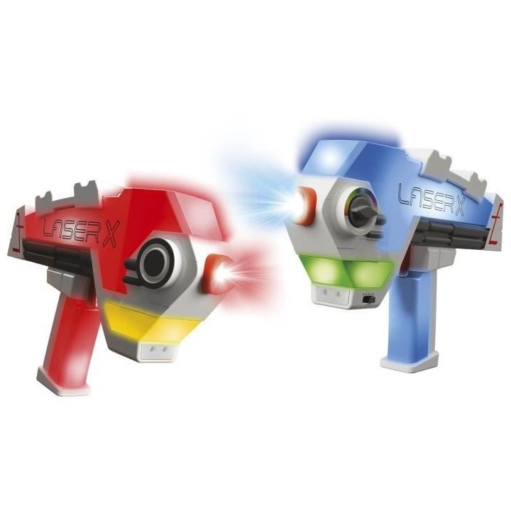 LANSAY - LASER X - Double Blaster Évolution - Jeu de Laser Game - Por