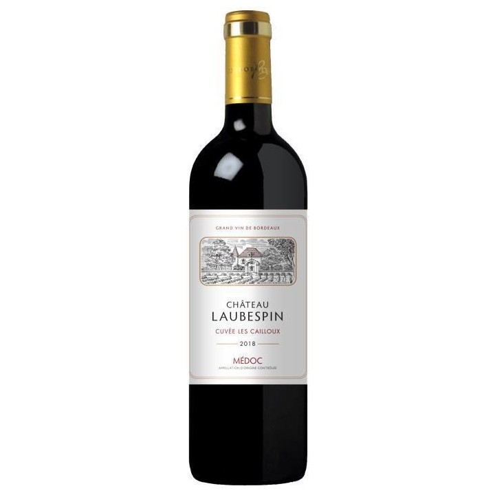 Château Laubespin Cuvée Les Cailloux 2018 Médoc - Vin rouge de Bord
