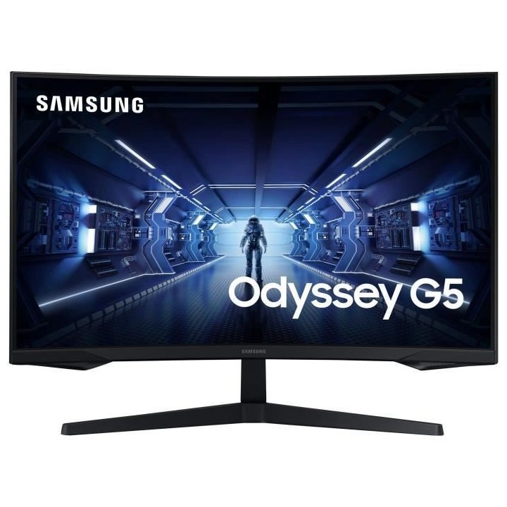 Ecran PC Gamer Incurvé - SAMSUNG ODYSSEY G5 - LC32G55TQWRXEN - 32 WQH