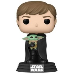 Figurine Funko Pop! Star Wars : Mandalorian - Luke w/Child