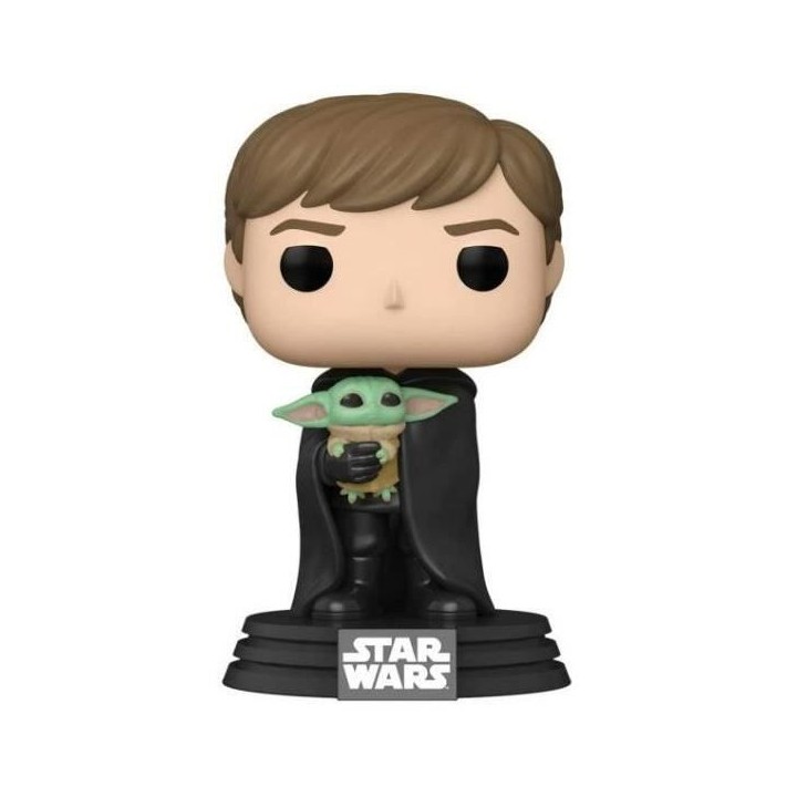 Figurine Funko Pop! Star Wars : Mandalorian - Luke w/Child