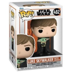 Figurine Funko Pop! Star Wars : Mandalorian - Luke w/Child