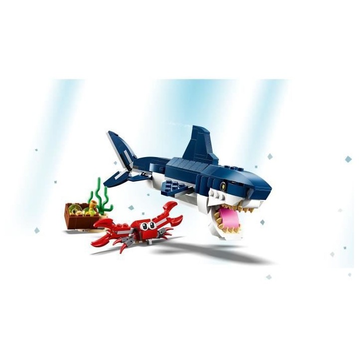 LEGO Creator 3-en-1 31088 Les Créatures Sous-Marines, Figurines Anima