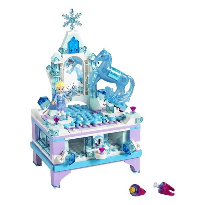 LEGO Disney 41168 La Boîte a Bijoux d'Elsa, Boîte a Bijoux, Miroir,