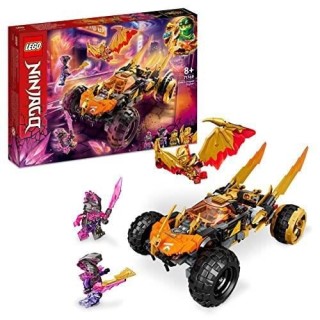 LEGO NINJAGO 71769 Le Bolide Dragon de Cole, Jouet de Voiture et Figur