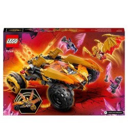 LEGO NINJAGO 71769 Le Bolide Dragon de Cole, Jouet de Voiture et Figurines pour Enfants