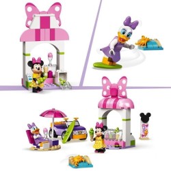 LEGO 4+ 10773 Disney Le magasin de glaces de Minnie Mouse avec Figurine Daisy